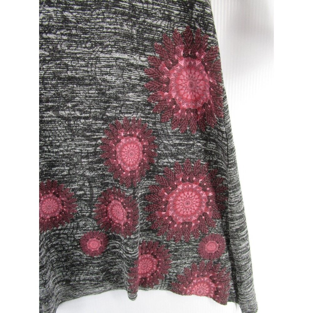 Desigual Sweater Large Tunic Pullover Embroidered… - image 4